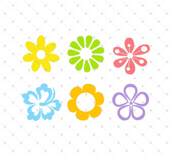 Download Flower SVG Cut Files Spring Flowers SVG Cut Files for