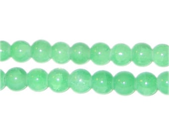 8mm Amazonite-Style Glass Bead, approx. 53 beads
