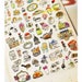 Kawaii Tasty Brunch Day Stickers ~ Zakka Stickers, Scrapbooking, DIY, Planner Stickers Korean Food Beverages Drawing Decorative Stickers