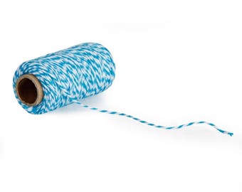 Bakers Twine - Small Roll - Blue/White - 105 feet RJ3-1-BW