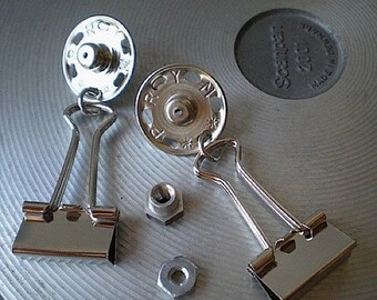 Fasten-ating - industrial hardware earrings