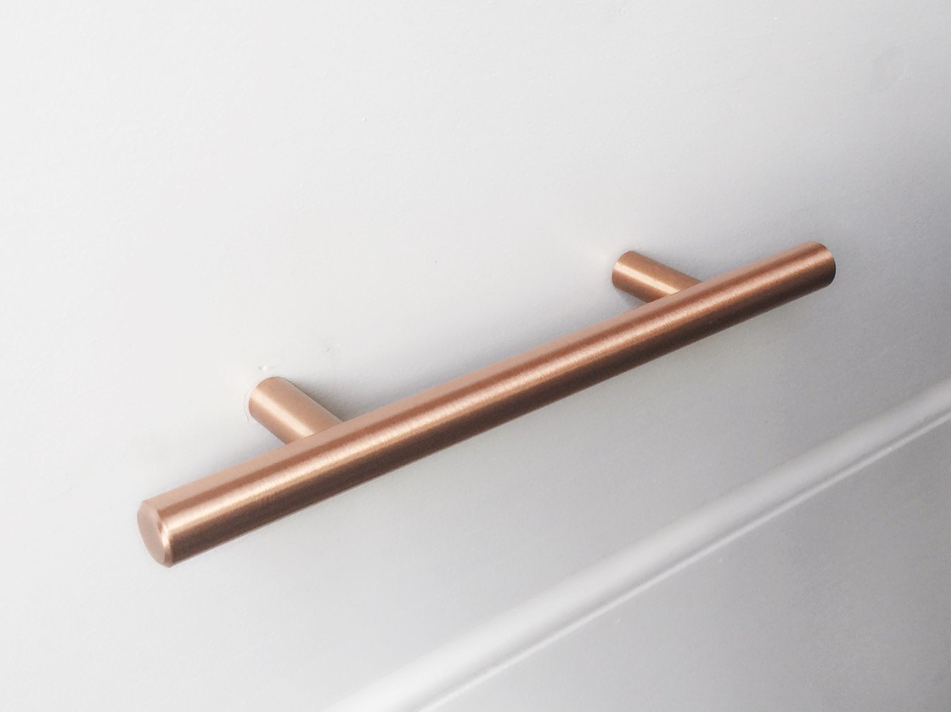 ðzoom. Copper Drawer Pull Tbar Satin Copper Drawer Pull ðzoom. copper drawer pull tbar satin copper drawer pull