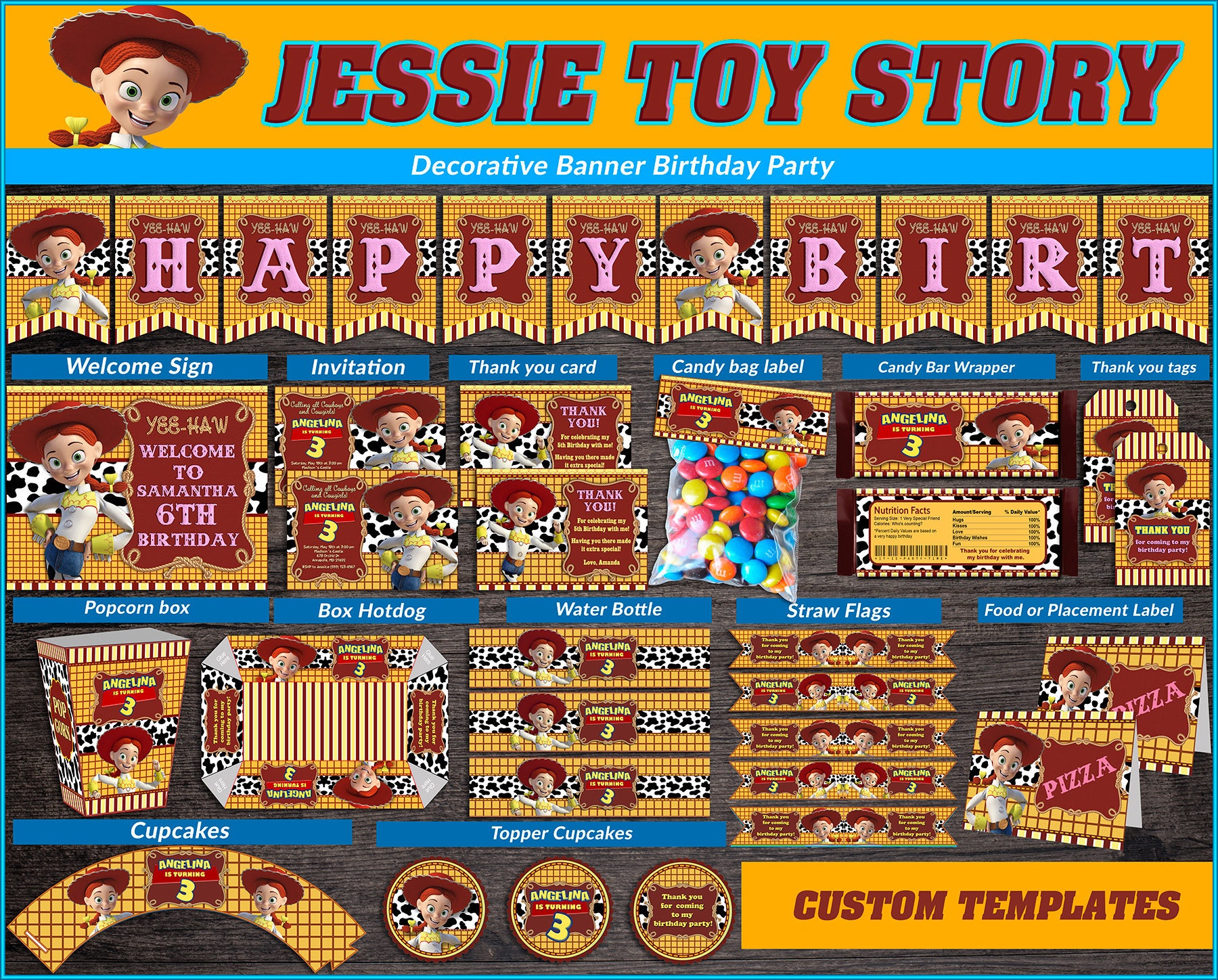 jessie toy story party supplies