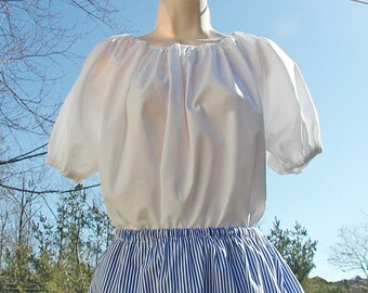 Girl's Pirate Blouse Peasant Blouse Gypsy Blouse