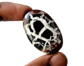 Septarian 48.5 Cts Natural Top Quality Gemstone Cabochon Oval Shape 39x25x4.5 MM R14216