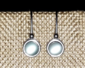 Chalcedony Sterling Silver Earrings