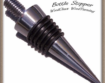 High Quality Cone Bottle Stopper Kit Tripple Chrome Plated Woodturning Tool US Seller