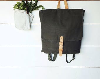 Everyday Backpack - Signature Collection - Waxed Canvas
