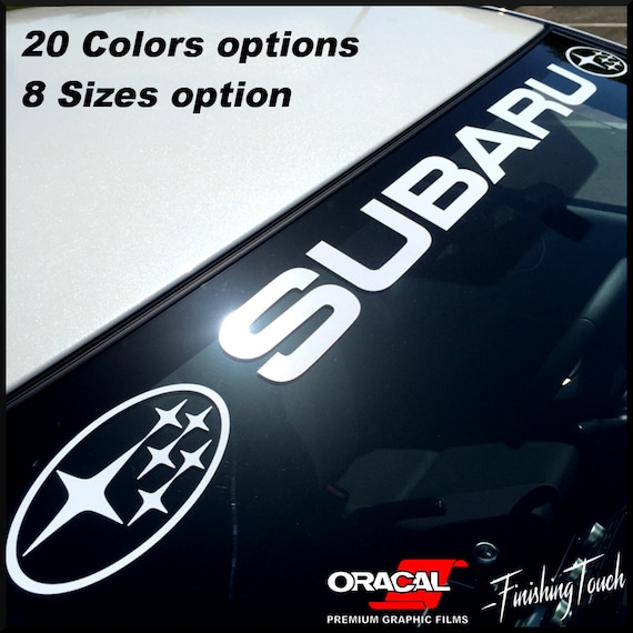 Subaru Windshield Banner Sticker Decal Vinyl Graphic any size