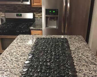 Black Stone Table Runners