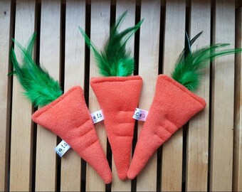 Catnip carrot ,catnip kicker toy, cat toy uk