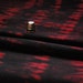 Taffetas, 100% Silk, Tie & Dye, red and black, coupon