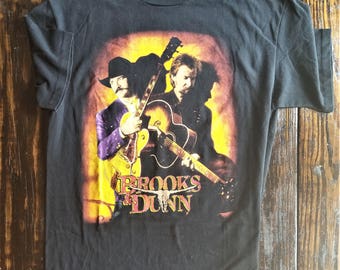 brooks and dunn shirt etsy