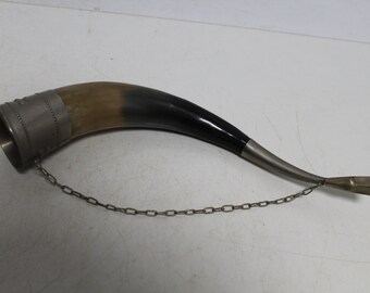 Antique оriginal horn for drinking wine