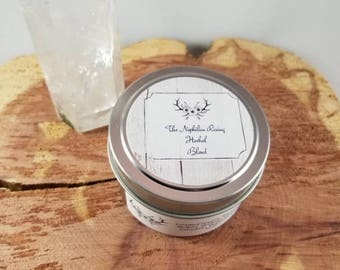 Anti-Anxiety Herbal Blend (4 oz. tin): Certified Organic Mullein, Skullcap, Mugwort, Calendula, Rose Petals, Lavender