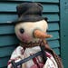 Chilly Willy Primitive Snowman Doll Epattern