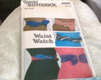 1970's Waist Watch Craft Project Pattern