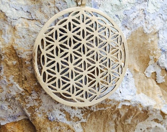 silver flower of life necklace, flower of life, silver flower of life, geometric necklace, unique necklace,silver necklace, blessing