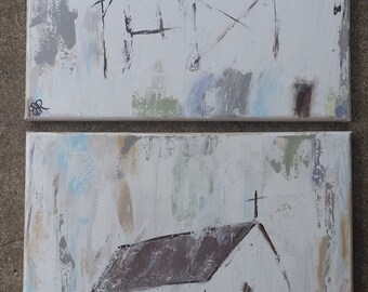 abstract barn painting/abstract church painting/acrylic barn painting/acrylic church painting/barn painting/church painting/acrylic painting