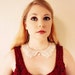 Pearl Collar Necklace - Ivory - Collar Necklace - Vintage Inspired Jewelry