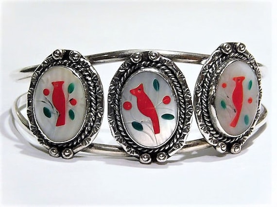 Zuni Bird Cuff / Native American Jewelry