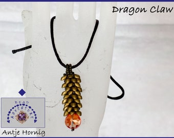 Dragon Claw, Kit, Pendant, Instructions and beads