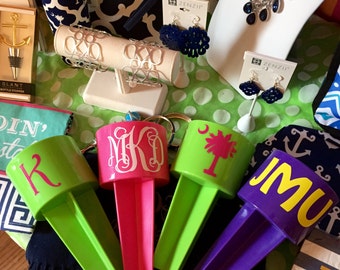 Personalized Beach Cup Holders - Monogrammed Beach Spiker - Beverage Holder Beach Spike - Sand Spike - Sand Drink Holder