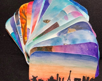 Mini Watercolor Paintings