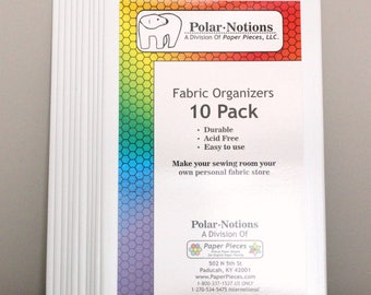 50 Pack Original Polar Notions Mini Bolt Fabric Organizers