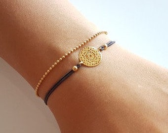 Ornament with ball chain Twistarmband