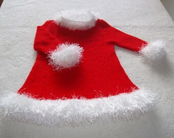 baby Christmas dress, birth / 1 month, (cassie collection)