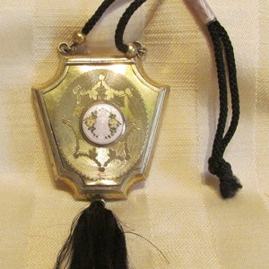 1910s Guilloche Compact Powder Compact Dance Compact Gold Tone Compact Victorian Compact Very Good to Excellent Condition