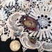 Antique buttons, Leo popper, three of them