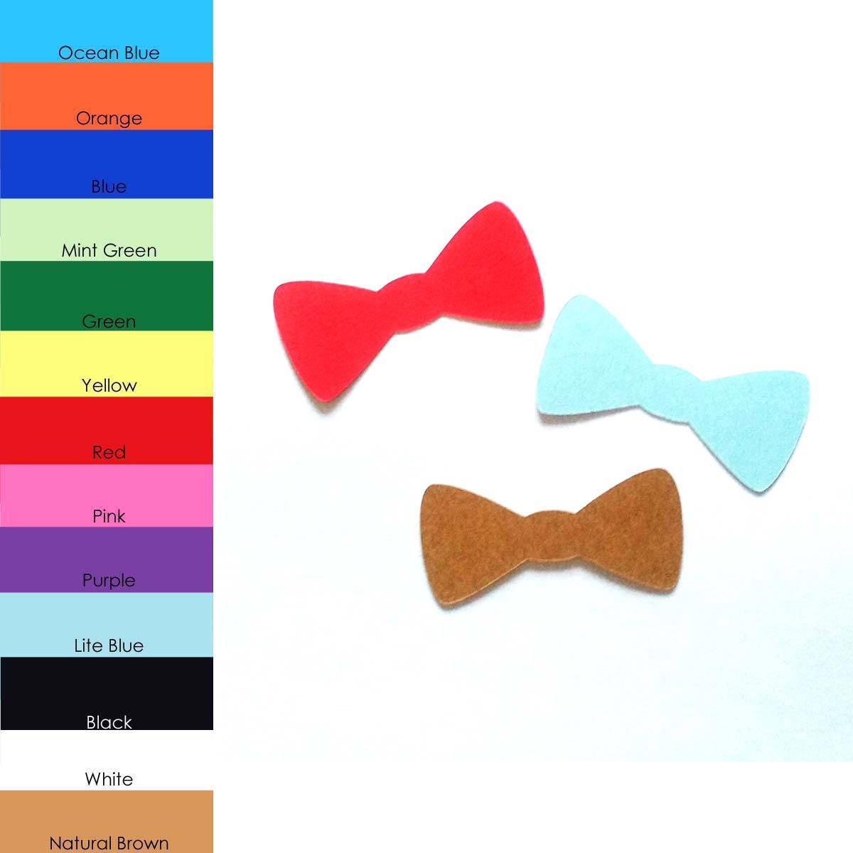 how to cut a bow tie out of paper