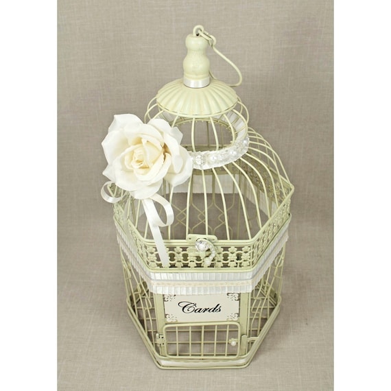 Vintage Birdcage Card Holder 10