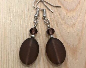 Amethyst Sea Glass Ovals