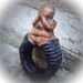 Rare Buddhist Ring, Old Ethnic Ring, Thailand Jewelry, Lacquered Rope, Statement Ring, Mood Ring, Inspirational Ring, Positive Thinking