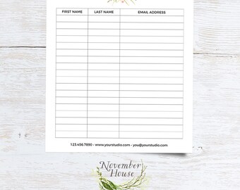 photography gift certificate template photoshop template