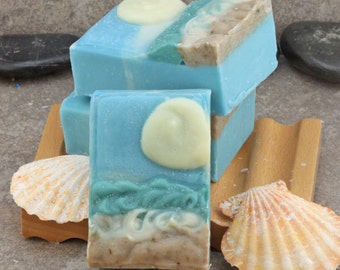 Beach Sunrise - Decorative 3D Artisan Soap in a Coconut Lime Verbena Fragrance