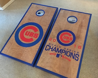 Chicago Cubs Cornhole Boards - Custom Made