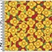 Kona Bay Butterfly Carnival in yellow and red floral 1 yard
