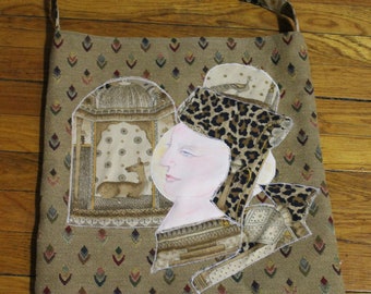 NAB Designs- One of A Kind Handmade Fabric College Handbags