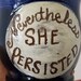 She Persisted Mug- Coffee Tea Mug - Women's March - Democrat Political Feminist - Planned Parenthood, Pink Hat, Persisted - Hillary Clinton