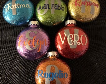 Personalized Christmas ornaments
