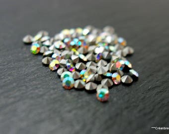 Set of 50 rhinestone Aurora Borealis swarovski 24 pp