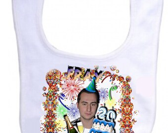 personalized birthday bib you can frame