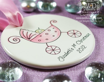 baby s first christmas ornament personalized baby