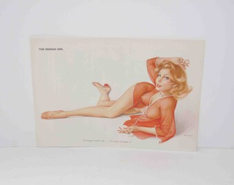 Original Vargas Girl Pin-Up March 1974 Vintage Playboy Magazine
