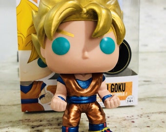 funko pop super saiyan goku metallic