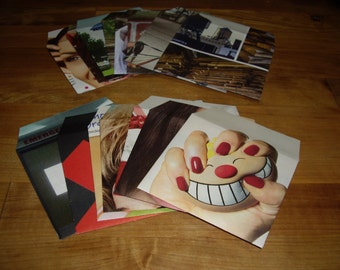 Small recycled page envelopes
